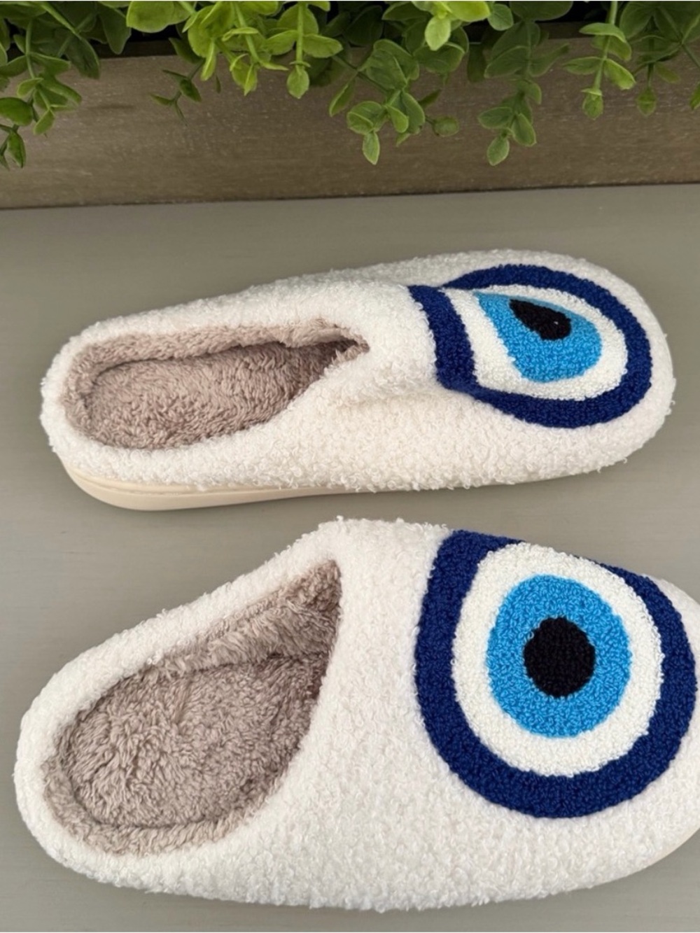 Evil Eye Slippers - Picture 2 of 2